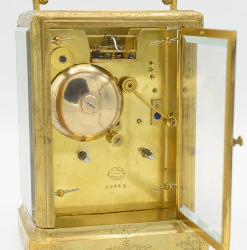 HENRY MARC 'ONE PIECE' CARRIAGE CLOCK - ADDITIONAL PHOTO 4