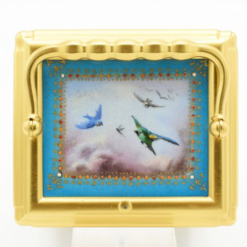 RARE 'SEVRES' PANELS CARRIAGE CLOCK - ADDITIONAL PHOTO 5