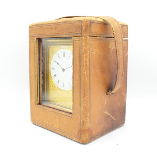 RARE CASED GIANT CARRIAGE CLOCK FOR MARTIN CO - ADDITIONAL PHOTO 15