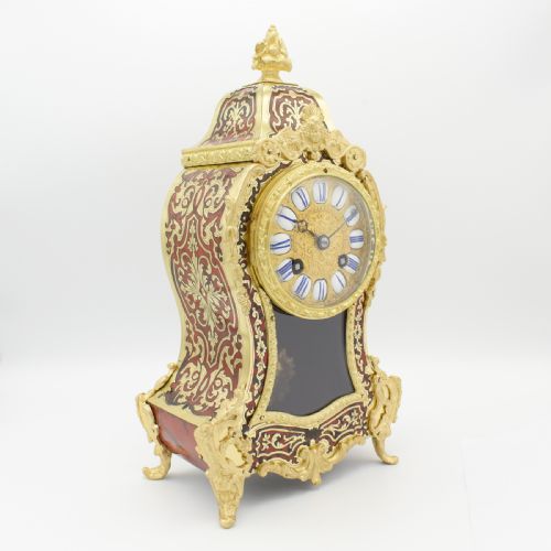 JAPY FRRES FRENCH BOULLE MANTEL CLOCK - ADDITIONAL PHOTO 1