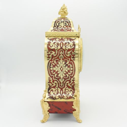 JAPY FRRES FRENCH BOULLE MANTEL CLOCK - ADDITIONAL PHOTO 2