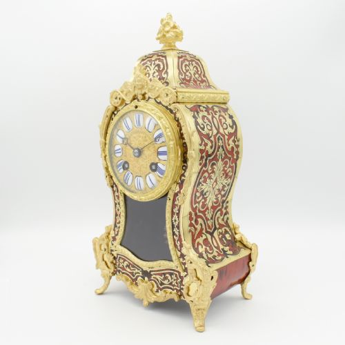 JAPY FRRES FRENCH BOULLE MANTEL CLOCK - ADDITIONAL PHOTO 8
