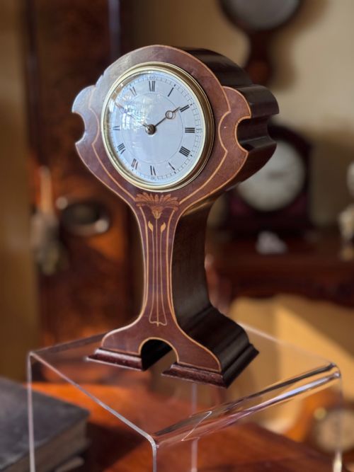 FINE ART NOUVEAU MANTEL CLOCK - ADDITIONAL PHOTO 3