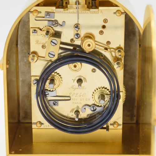 RARE LLEROY CARRIAGE CLOCK WITH CASE - ADDITIONAL PHOTO 2