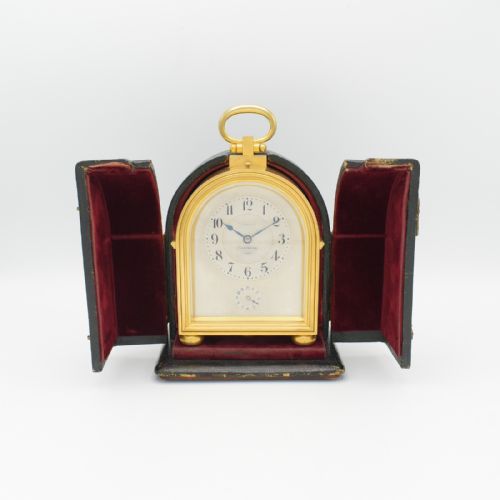 RARE LLEROY CARRIAGE CLOCK WITH CASE - ADDITIONAL PHOTO 9