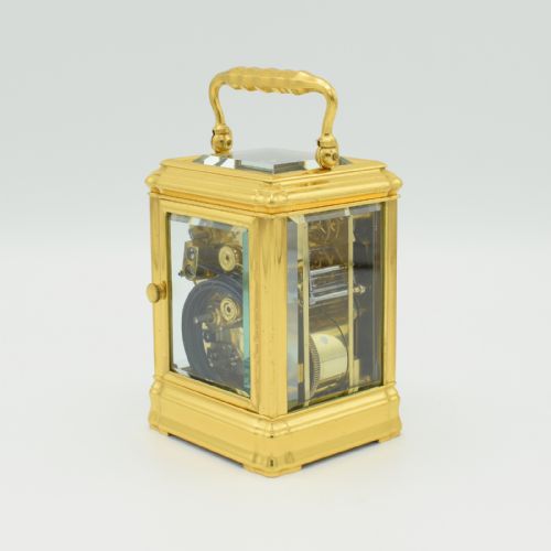 RARE MIGNONETTE 'GRANDE SONNERIE' CARRIAGE CLOCK - ADDITIONAL PHOTO 4