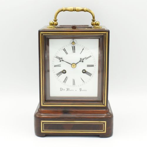 fine mantel clock by henry marc - CATEGORY: ANTIQUE CLOCKS - DATED 1850