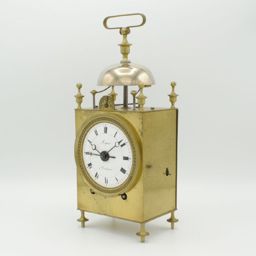 RARE CAPUCINE CARRIAGE CLOCK - ADDITIONAL PHOTO 2