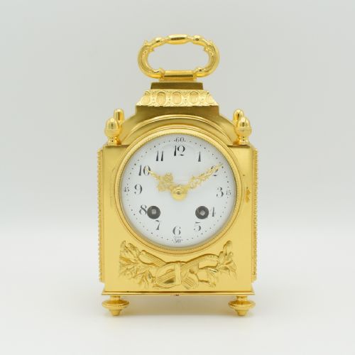 'pendulette' carriage clock paris - CATEGORY: ANTIQUE CLOCKS - DATED 1890