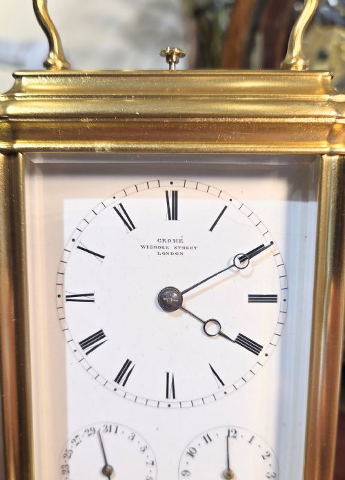 RARE HISTORIC CARRIAGE CLOCK - ADDITIONAL PHOTO 1