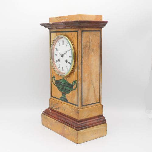 SIENNA MARBLE MANTEL CLOCK - ADDITIONAL PHOTO 1