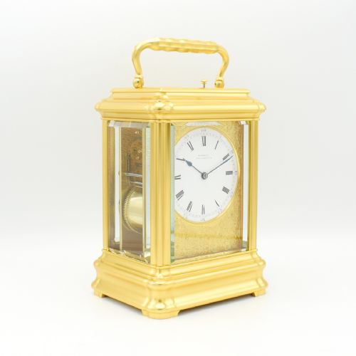 RARE CASED GIANT CARRIAGE CLOCK FOR MARTIN CO - ADDITIONAL PHOTO 3