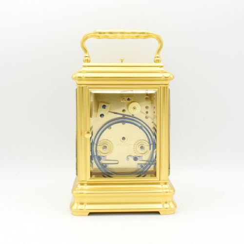 RARE CASED GIANT CARRIAGE CLOCK FOR MARTIN CO - ADDITIONAL PHOTO 4