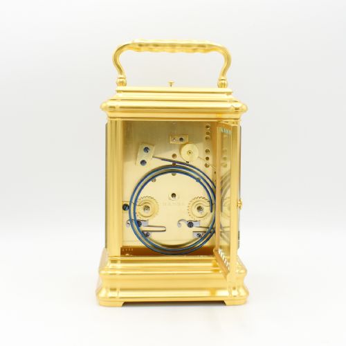 RARE CASED GIANT CARRIAGE CLOCK FOR MARTIN CO - ADDITIONAL PHOTO 6