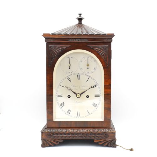 ELLICOTT SMITH BRACKET CLOCK - ADDITIONAL PHOTO 4
