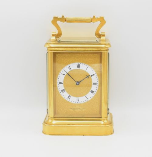 Quarter Striking British Carriage Clock - Goldsmiths Alliance Ltd .