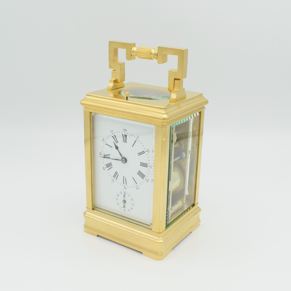 Alarm, Repeat Carriage with numbered Leather outer case View VII