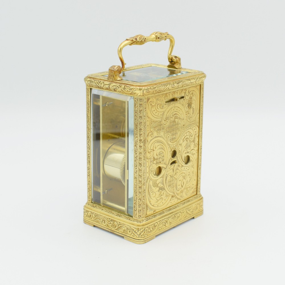 Early Carriage clock by Auguste a Paris View VI