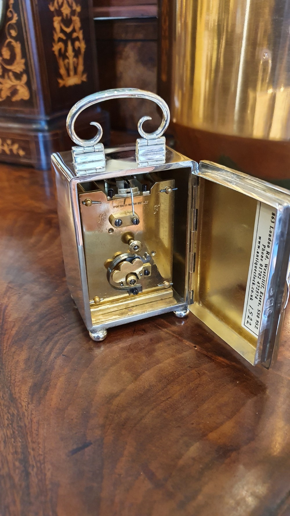 William Comyns Silver Timepiece  View II