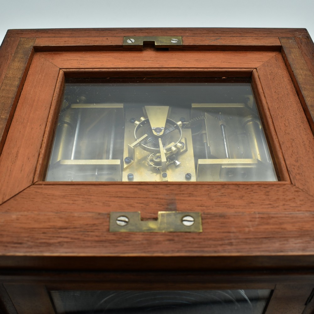 Exceptional Table clock by Charles Edward Viner. Circa 1835. View VIII