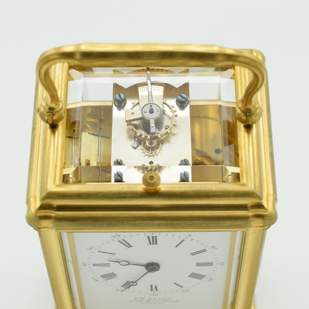 Petite Sonnerie Carriage Clock - J.W.Benson View V