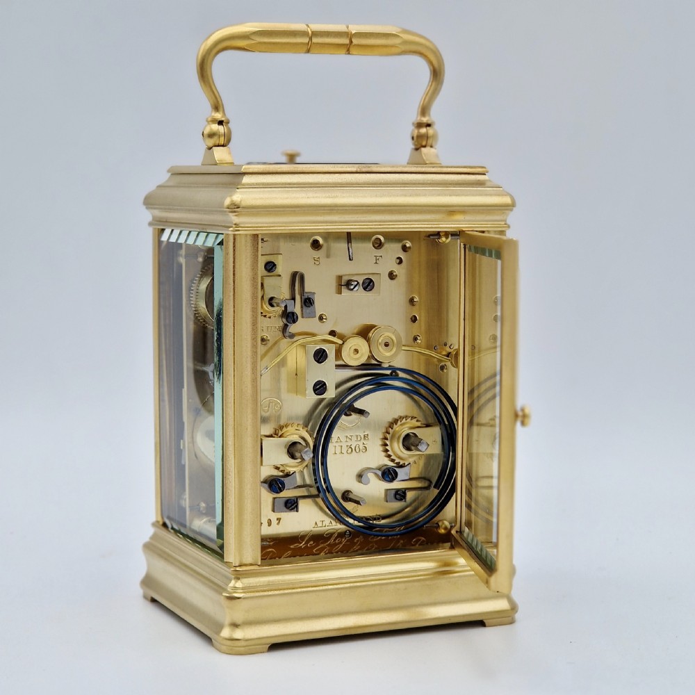 Wonderful Le Roy Carriage Clock  View III