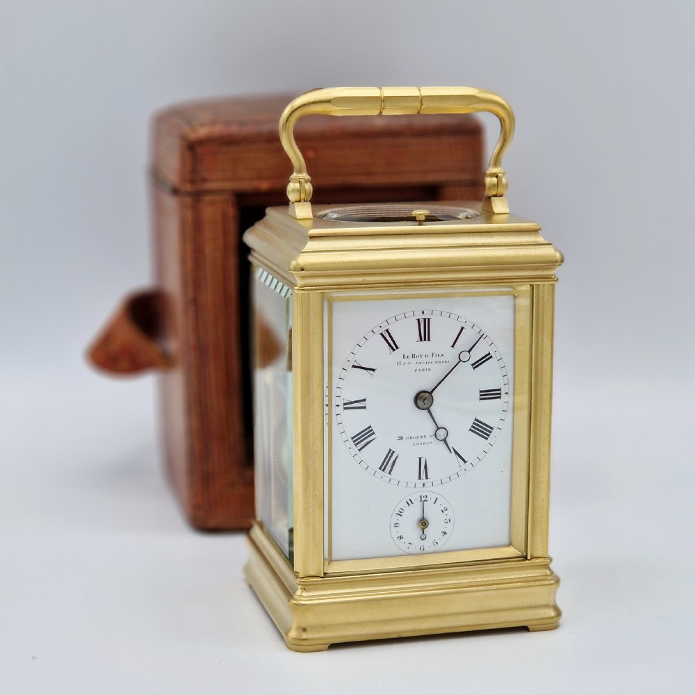 Wonderful Le Roy Carriage Clock  View II