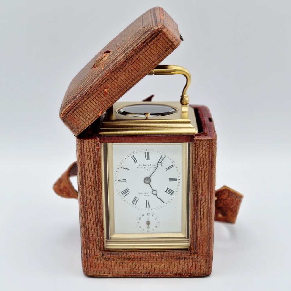 Wonderful Le Roy Carriage Clock  View V