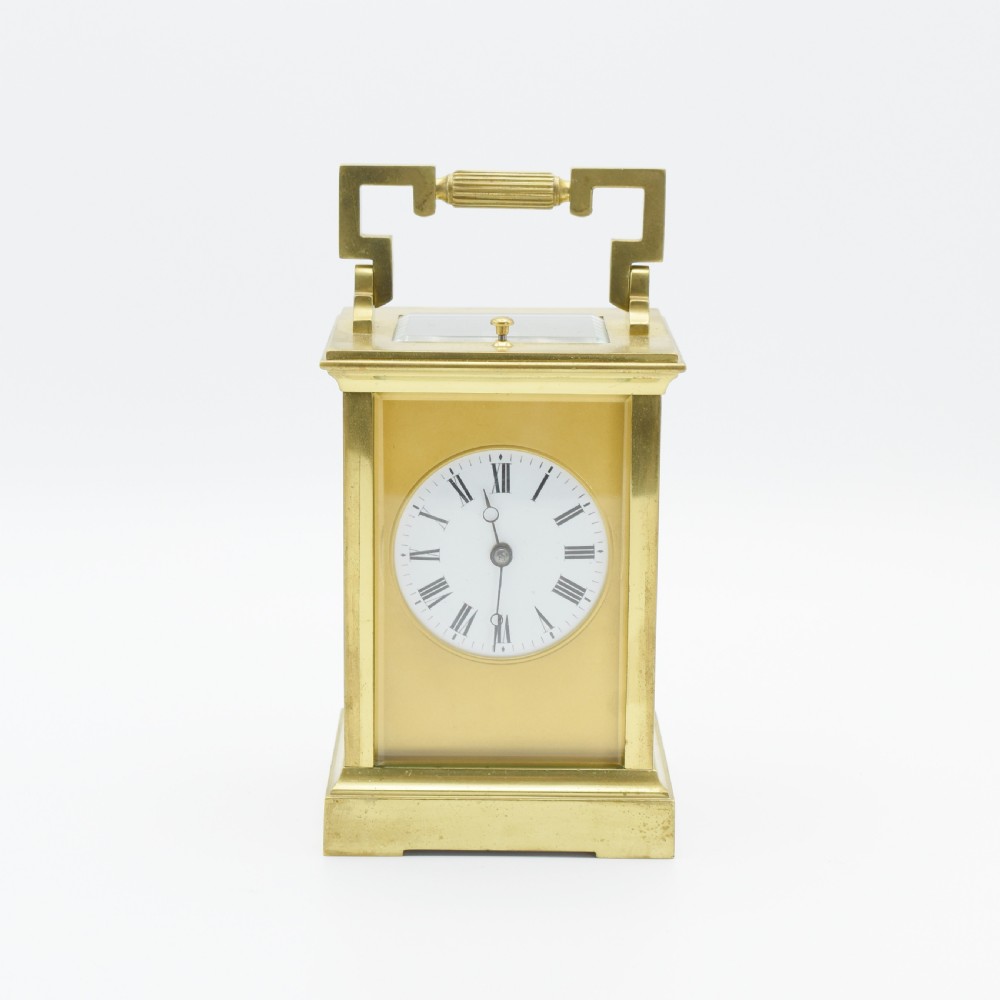 'Anglaise Riche' Style Carriage Clock With Case