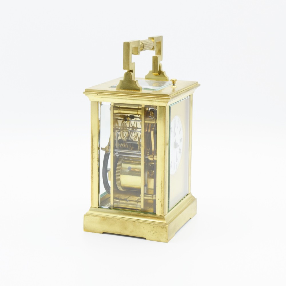 'Anglaise Riche' Style Carriage Clock With Case View III
