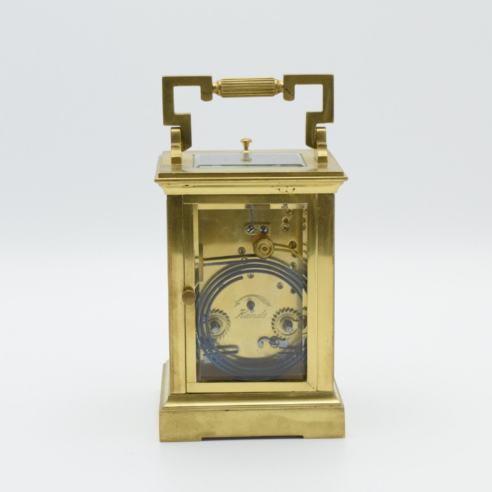 'Anglaise Riche' Style Carriage Clock With Case View IV