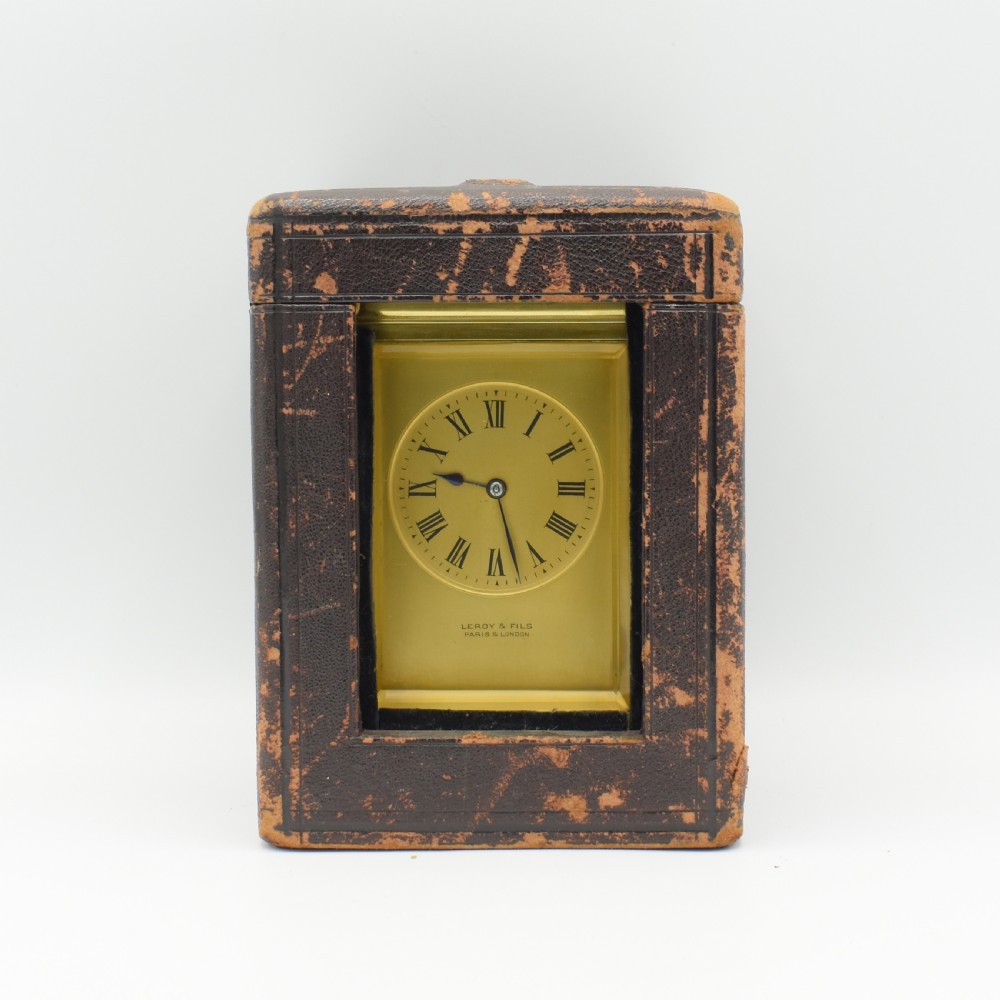 Bamboo style Carriage clock - Leroy et Fils, 211 Regent Street, London 