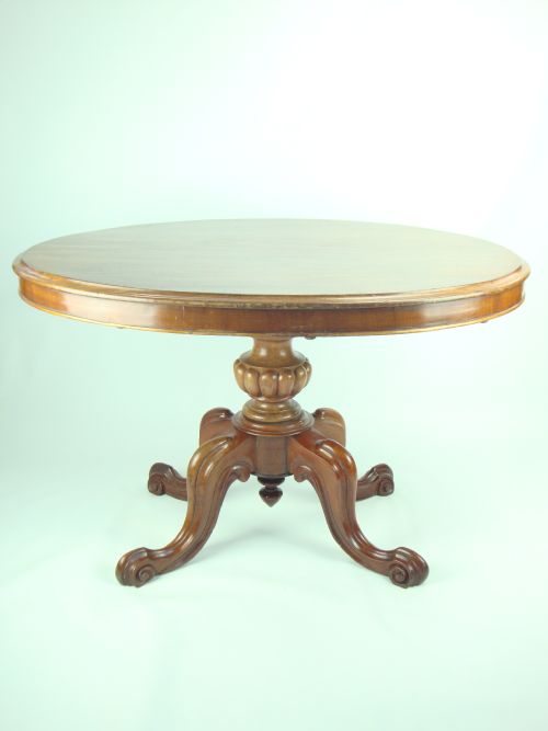 Antique Victorian Tilt Top Table
