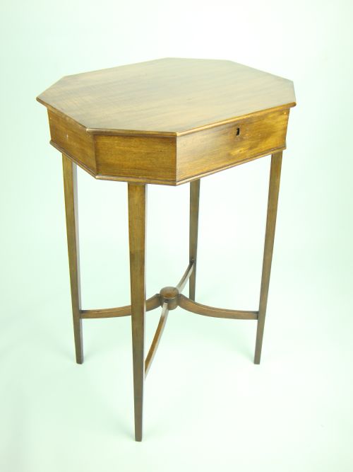 Antique Edwardian Sewing Table