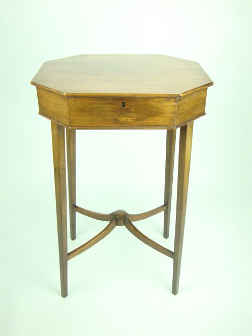 fig 1. Antique Edwardian Sewing Table