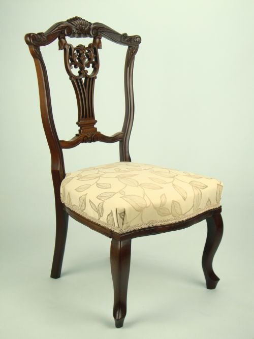fig 1. Antique Edwardian Nursing Chair