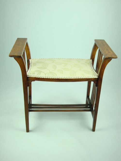 fig 1. Arts and Crafts Dressing Table Stool