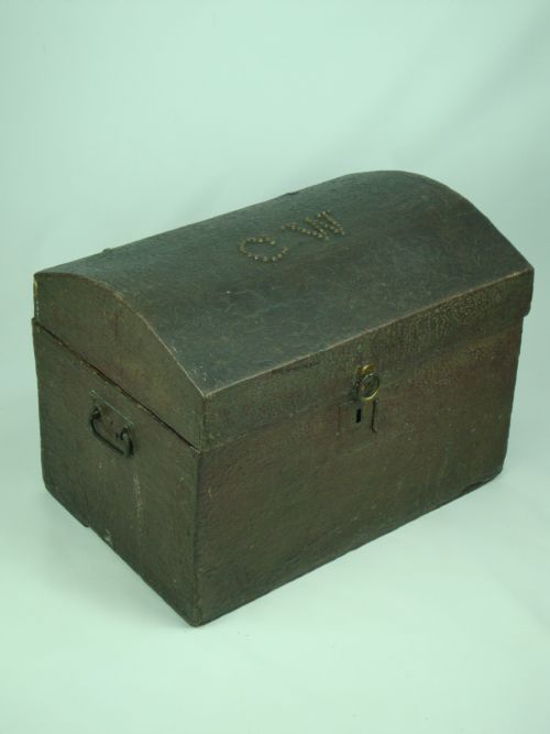 fig 1. Antique Seamans Chest