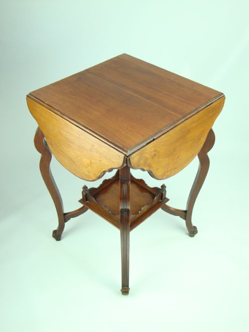 fig 1. Small Antique Edwardian Card Table