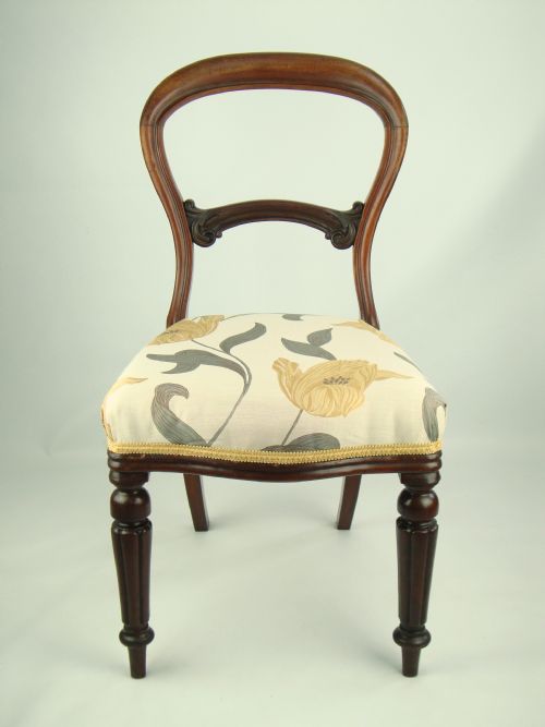 Antique Victorian Balloon Back Chair