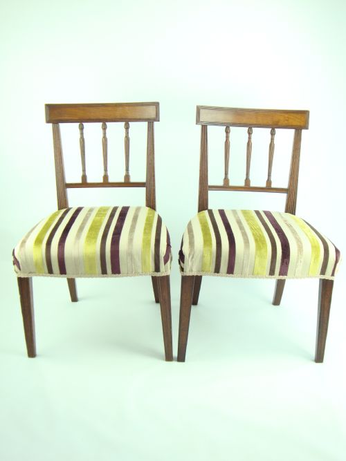 Pair Antique George 3rd Side Chairs