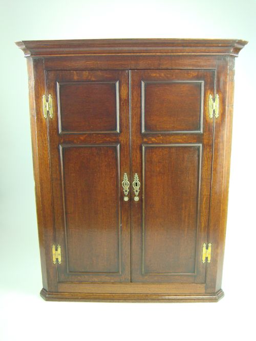 fig 1. Antique Georgian Corner Cupboard