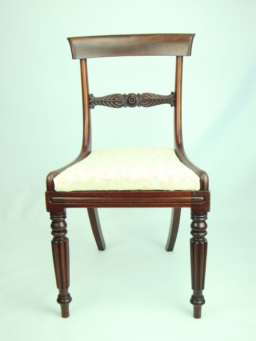fig 1. Pair Antique 19th Century Side Chairs