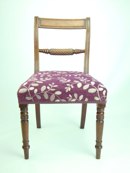 Antique Regency Rope Twist Desk Chair