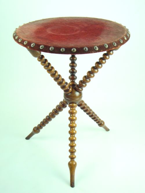 fig 1. Antique Victorian Card Table / Gypsy Table