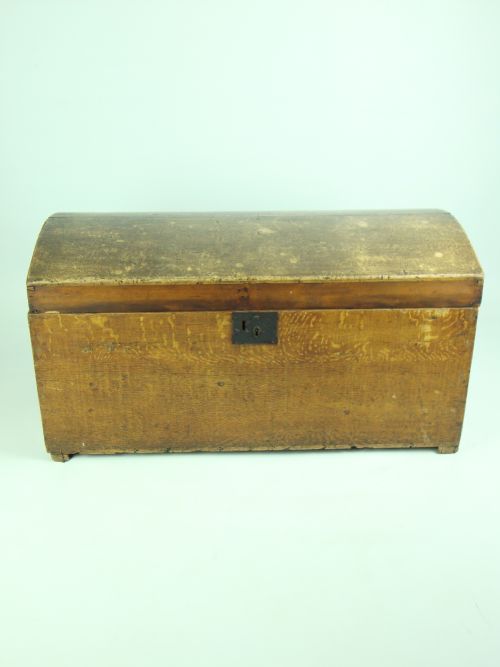 fig 1. Antique Victorian Dome Top Trunk