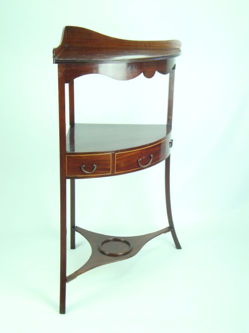 fig 1. Antique Georgian Corner Unit / Washstand