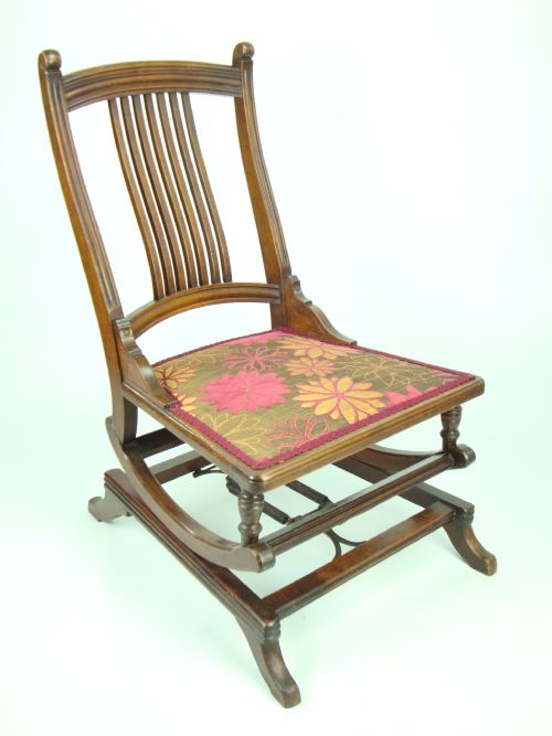 Antique Edwardian Rocking Chair by Angus & Co London