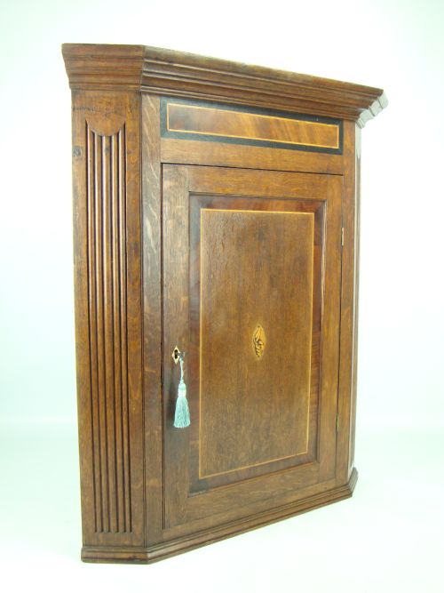 Antique George III Hanging Corner Cupboard