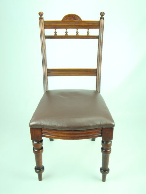 fig 1. Antique Edwardian Desk Chair